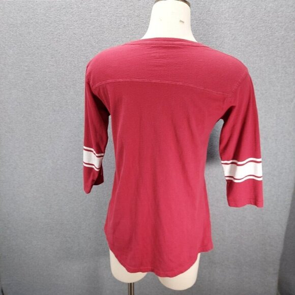 Alabama Crimson Tide Shirt Red Football  Womens Small Collegiate Outfitters - Picture 4 of 6